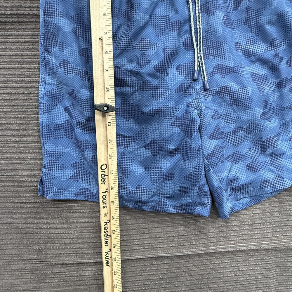Peter Millar Swim Shorts Mens Medium Blue Camo Stretch Trunks Swimwear Boardwalk - Picture 5 of 7